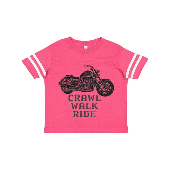 Inktastic Crawl Walk Ride Motorcycle Boys or Girls Toddler T-Shirt