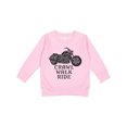 thumbnail image 1 of Inktastic Crawl Walk Ride Motorcycle Toddler Sweatshirt, 1 of 4