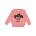 thumbnail image 1 of Inktastic Crawl Walk Ride Motorcycle Toddler Sweatshirt, 1 of 4