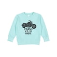 thumbnail image 1 of Inktastic Crawl Walk Ride Motorcycle Toddler Sweatshirt, 1 of 4
