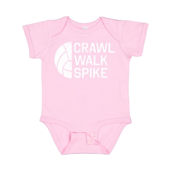 Inktastic Crawl Walk Spike Boys or Girls Baby Bodysuit