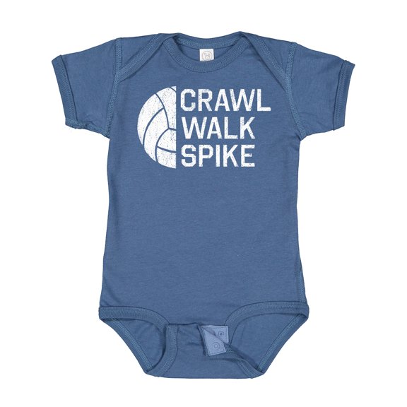 Inktastic Crawl Walk Spike Boys or Girls Baby Bodysuit