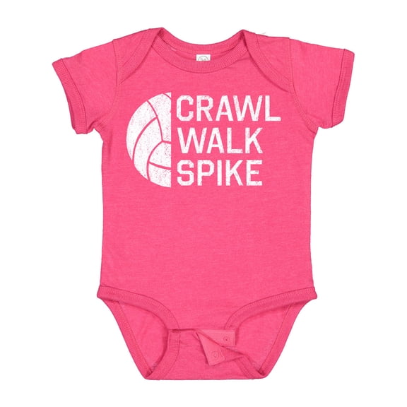 Inktastic Crawl Walk Spike Boys or Girls Baby Bodysuit
