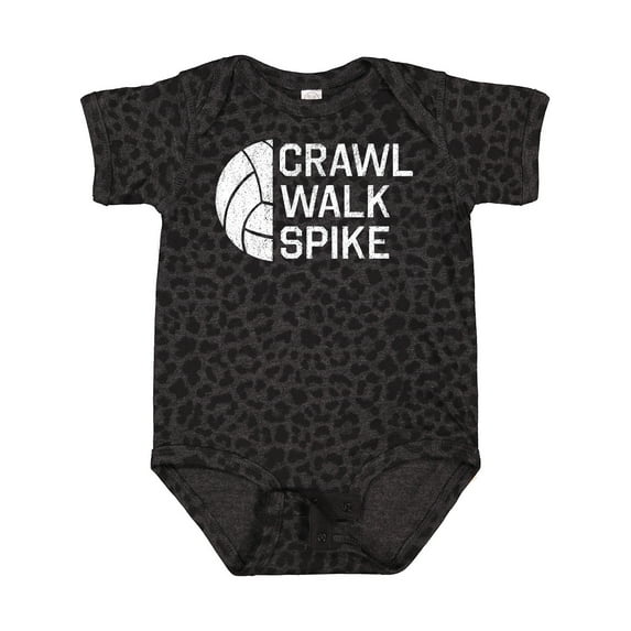 Inktastic Crawl Walk Spike Boys or Girls Baby Bodysuit