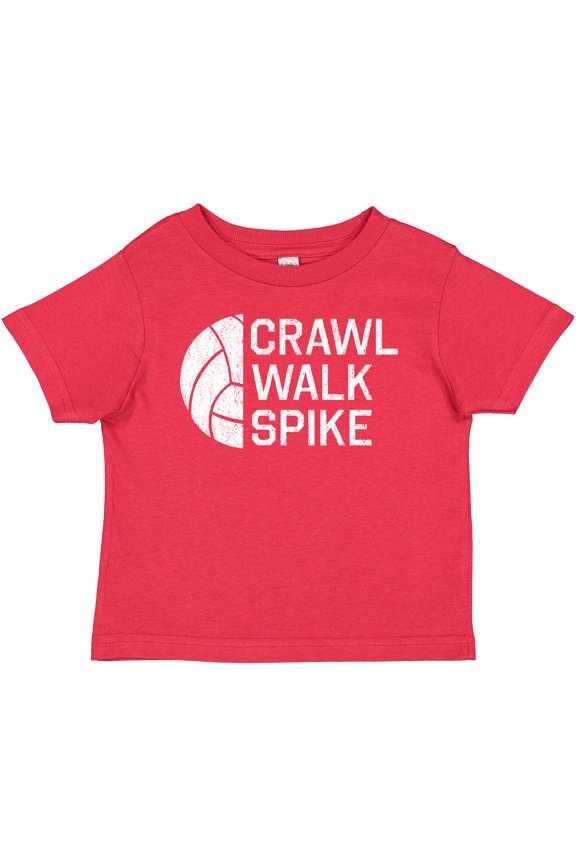 Crawl Walk Spike Boys or Girls Baby T-Shirt