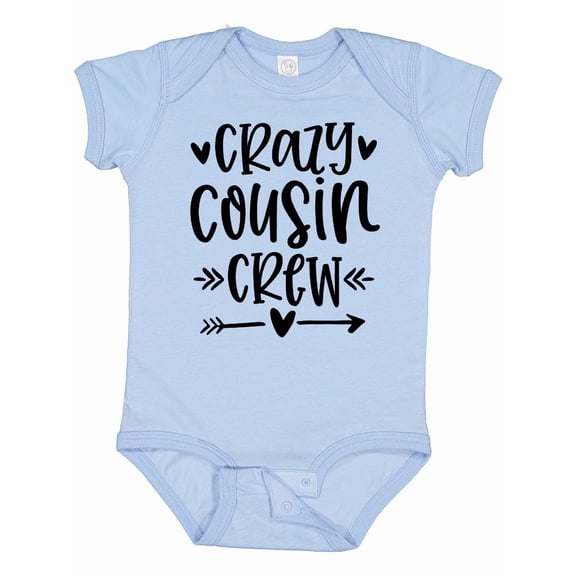 Inktastic Crazy Cousin Crew Boys or Girls Baby Bodysuit