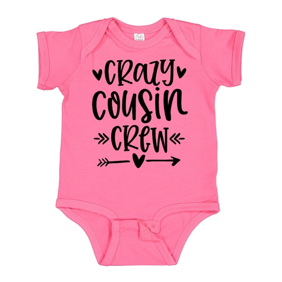 Inktastic Crazy Cousin Crew Boys or Girls Baby Bodysuit