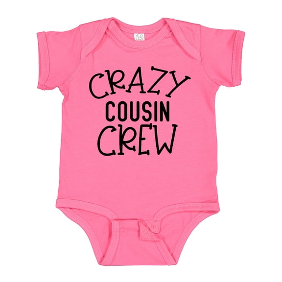 Inktastic Crazy Cousin Crew Boys or Girls Baby Bodysuit