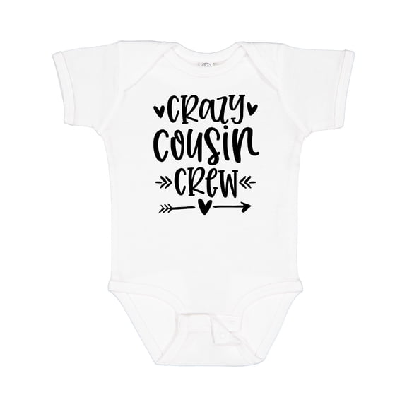 Inktastic Crazy Cousin Crew Boys or Girls Baby Bodysuit