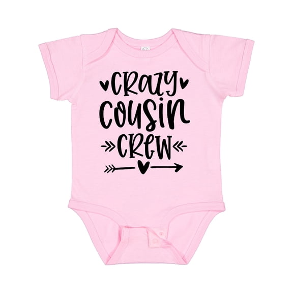 Inktastic Crazy Cousin Crew Boys or Girls Baby Bodysuit