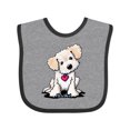 thumbnail image 1 of Inktastic Cream Doodle Pup Boys or Girls Baby Bib, 1 of 4