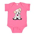 thumbnail image 1 of Inktastic Cream Doodle Pup Boys or Girls Baby Bodysuit, 1 of 5