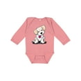 thumbnail image 1 of Inktastic Cream Doodle Pup Boys or Girls Long Sleeve Baby Bodysuit, 1 of 5