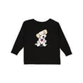 thumbnail image 1 of Inktastic Cream Doodle Pup Boys or Girls Long Sleeve Toddler T-Shirt, 1 of 5