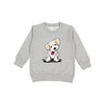 thumbnail image 1 of Inktastic Cream Doodle Pup Toddler Sweatshirt, 1 of 4