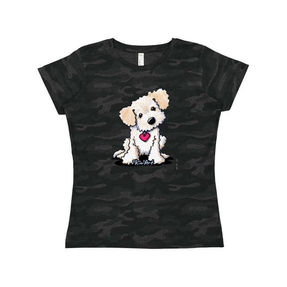 Inktastic Cream Doodle Pup Women's T-Shirt