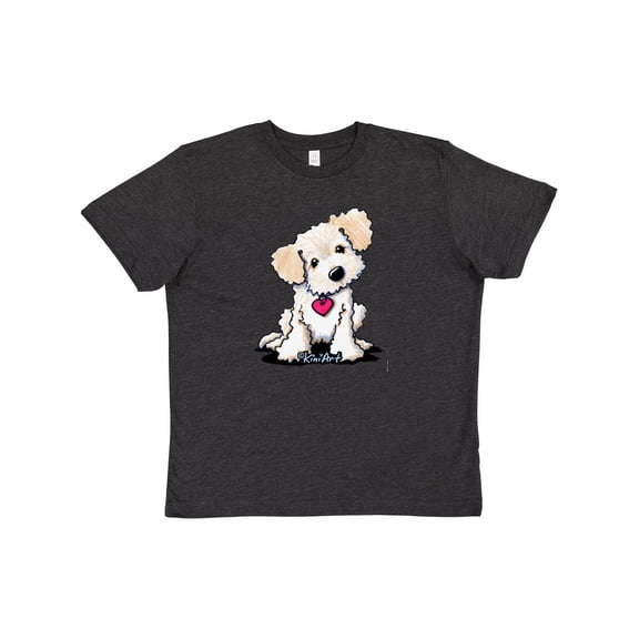 Inktastic Cream Doodle Pup Youth T-Shirt