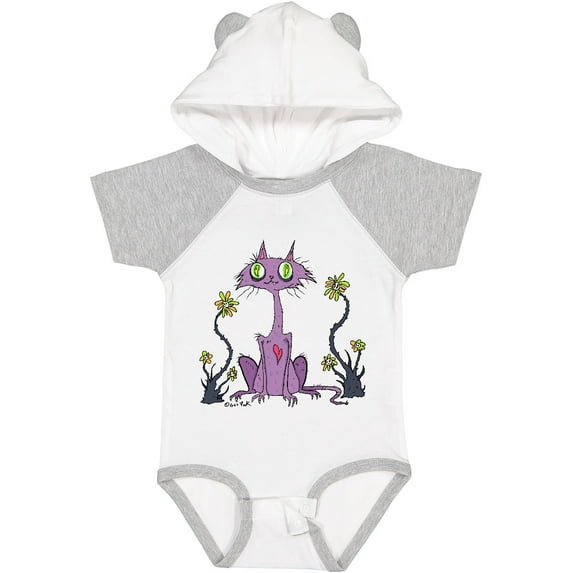 Inktastic Creeper Cat Boys or Girls Baby Bodysuit