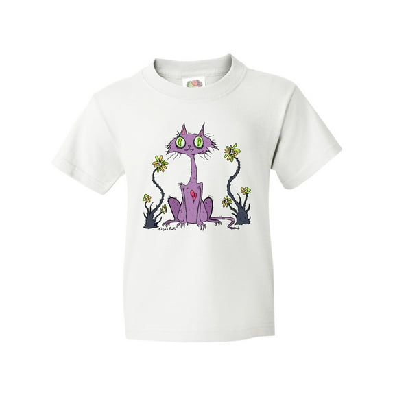 Inktastic Creeper Cat Youth T-Shirt