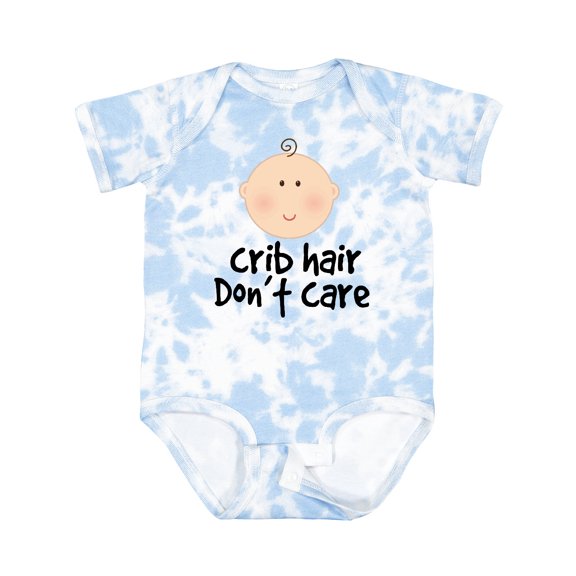 Inktastic Crib Hair Dont Care Funny Baby Clothes Boys or Girls Baby Bodysuit
