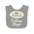 thumbnail image 1 of Inktastic Cribbage Player Vintage Superior Boys or Girls Baby Bib, 1 of 4