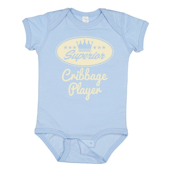 Inktastic Cribbage Player Vintage Superior Boys or Girls Baby Bodysuit