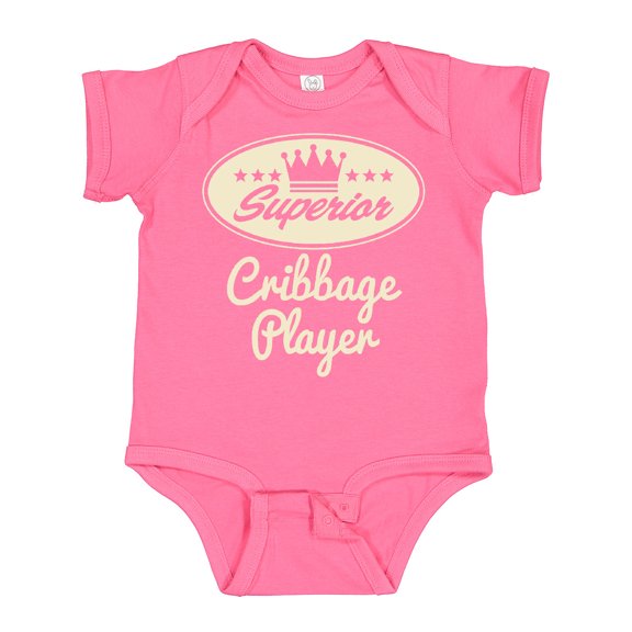 Inktastic Cribbage Player Vintage Superior Boys or Girls Baby Bodysuit