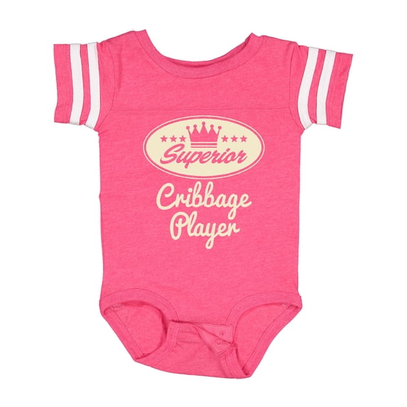 Inktastic Cribbage Player Vintage Superior Boys or Girls Baby Bodysuit