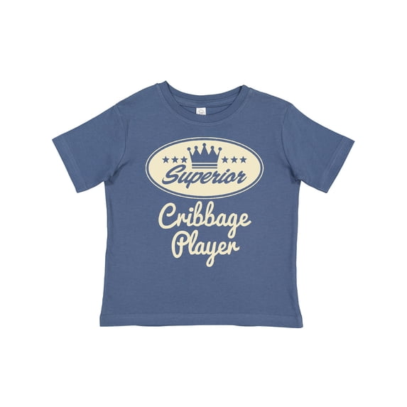 Inktastic Cribbage Player Vintage Superior Boys or Girls Toddler T-Shirt