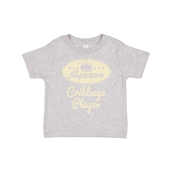 Inktastic Cribbage Player Vintage Superior Boys or Girls Toddler T-Shirt