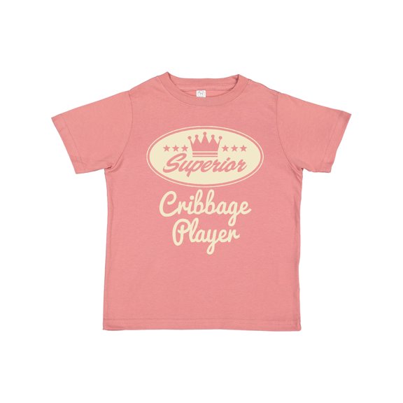 Inktastic Cribbage Player Vintage Superior Boys or Girls Toddler T-Shirt