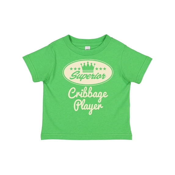 Inktastic Cribbage Player Vintage Superior Boys or Girls Toddler T-Shirt