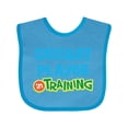 thumbnail image 1 of Inktastic Cricket Player in Training Boys or Girls Baby Bib, 1 of 4