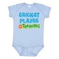 thumbnail image 1 of Inktastic Cricket Player in Training Boys or Girls Baby Bodysuit, 1 of 5