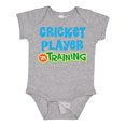 thumbnail image 1 of Inktastic Cricket Player in Training Boys or Girls Baby Bodysuit, 1 of 5