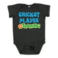 thumbnail image 1 of Inktastic Cricket Player in Training Boys or Girls Baby Bodysuit, 1 of 5