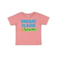 thumbnail image 1 of Inktastic Cricket Player in Training Boys or Girls Baby T-Shirt, 1 of 5