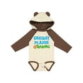 thumbnail image 1 of Inktastic Cricket Player in Training Boys or Girls Long Sleeve Baby Bodysuit, 1 of 5