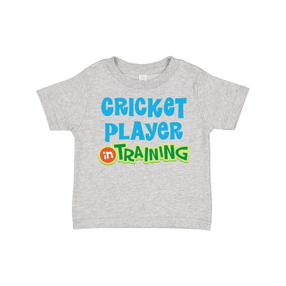 Inktastic Cricket player in training Boys or Girls Toddler T-Shirt