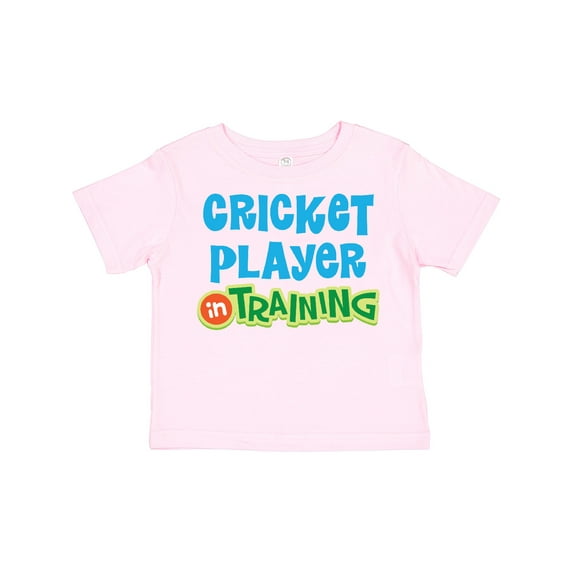 Inktastic Cricket player in training Boys or Girls Toddler T-Shirt