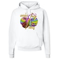 thumbnail image 1 of Inktastic Crochet the Day Away Adult Hoodie Sweatshirt, 1 of 4