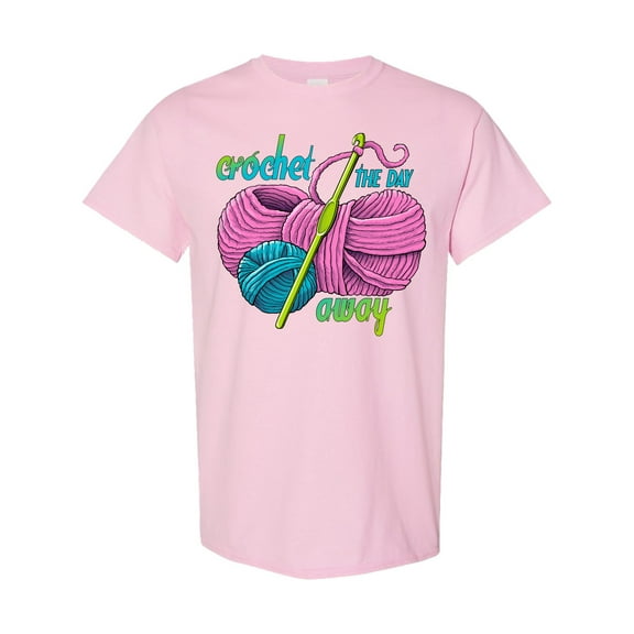 Inktastic Crochet the Day Away T-Shirt