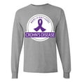thumbnail image 1 of Inktastic Crohn's Disease Hope Fight Cure Long Sleeve T-Shirt, 1 of 5