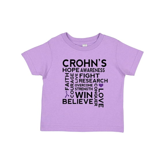 Inktastic Crohns Disease Awareness Boys or Girls Toddler T-Shirt