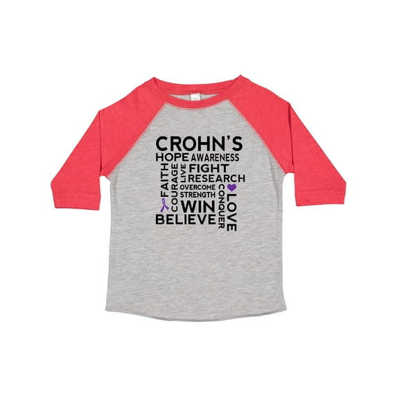 Inktastic Crohns Disease Awareness Boys or Girls Toddler T-Shirt