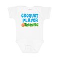 thumbnail image 1 of Inktastic Croquet Player in Training Boys or Girls Baby Bodysuit, 1 of 5