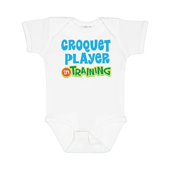 Inktastic Croquet Player in Training Boys or Girls Baby Bodysuit