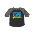 thumbnail image 1 of Inktastic Croquet Player in Training Boys or Girls Toddler T-Shirt, 1 of 5