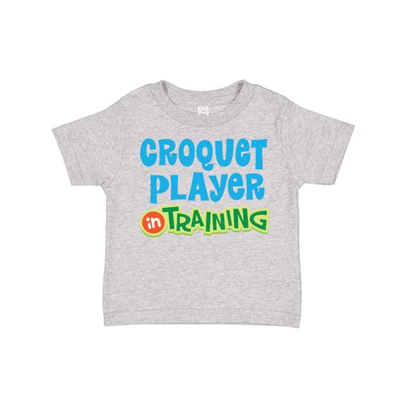 Inktastic Croquet Player in Training Boys or Girls Toddler T-Shirt