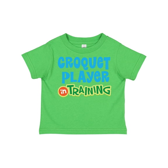 Inktastic Croquet Player in Training Boys or Girls Toddler T-Shirt